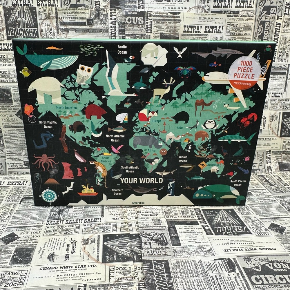 Mudpuppy Your World 1000 Piece Jigsaw Puzzle